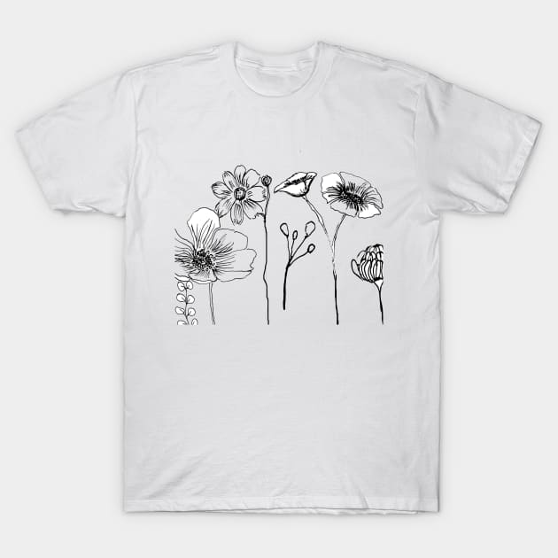 botanical art T-Shirt by ibtihella